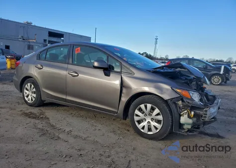 2012 Honda Civic Lx из США, поврежденный, VIN 19XFB2F58CE078315